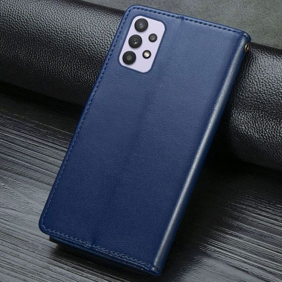 Шкіряний чохол-книжка GETMAN Gallant (PU) для Samsung Galaxy A13 4G Синій | Зображення 5