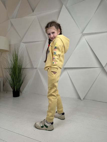 Костюм для дівчинки Носи своє 110 Світло-жовтий (p-15309-175108) | Зображення 9