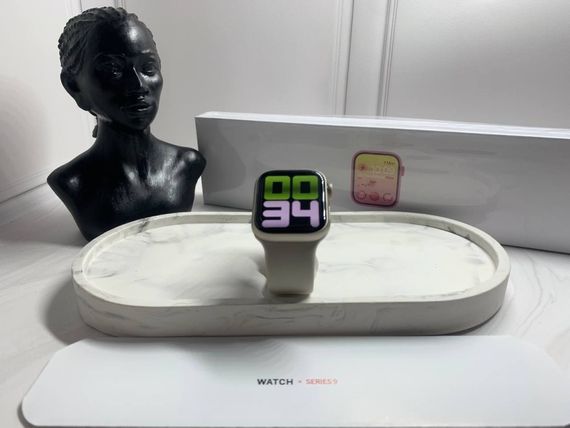 Watch S9 mini Amoled 41мм, білі | Зображення 1