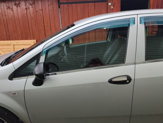Накладки на ручки (4 шт, нерж) Carmos - Турецька сталь для Fiat Linea 2006-2018 рр | Зображення 3