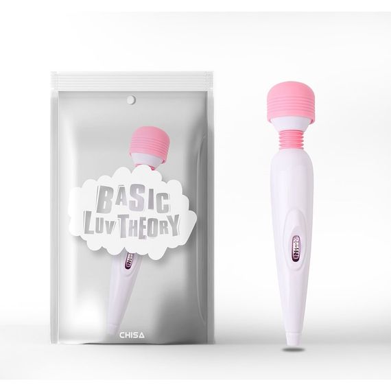 Мікрофон вібратор Chisa Basic Luv Theory, біло-рожевий sexstyle