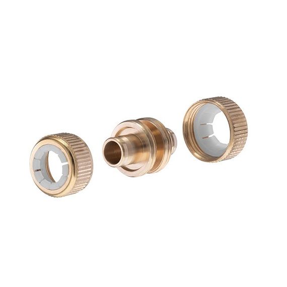 Муфта латунна ремонтно-з'єднувальна для шланга 1/2" STORM INTERTOOL GE-1213 | Зображення 1