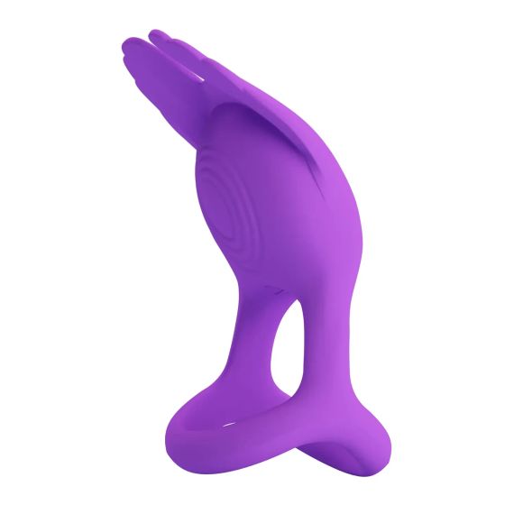 Ерекційне кільце Pretty Love — Vibration Penis Ring SILAS Purple, BI-210318-1 Sex Aura | Зображення 4