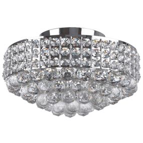 Люстра потолочная торт хрустальная E14 60W CH (BCL-365C/5)