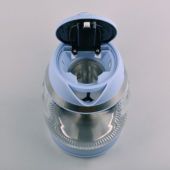 Электрочайник стеклянный Maestro MR-065-BLUE, 1.8 л, 2200 Вт, с подсветкой | Зображення 3