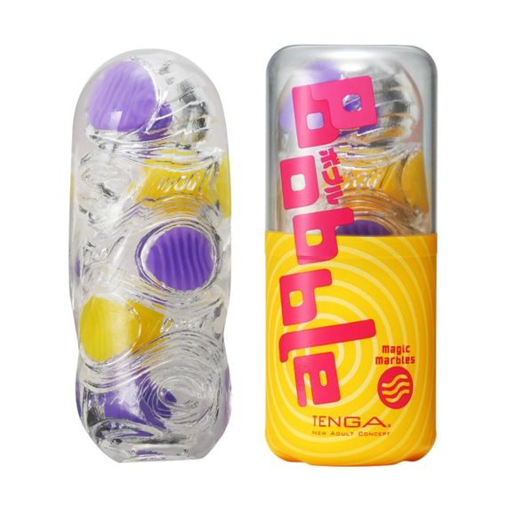 Мастурбатор Tenga Bobble Magic Marbles: Унікальна стимуляція рухомими "Чарівними Кульками" | Зображення 1