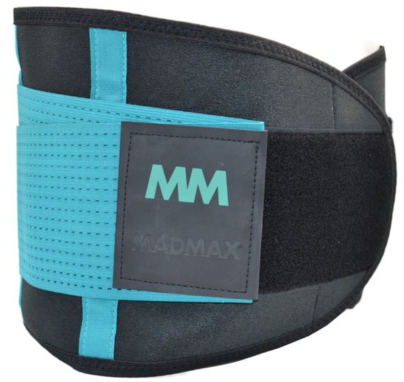 Пояс компресійний MadMax MFA-277 Slimming belt Black/turquoise M | Зображення 5
