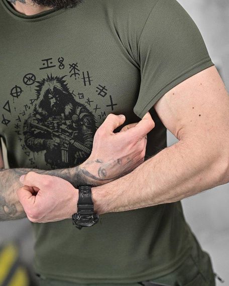 Тактична потоотводна футболка NECRON берсерк ДЛ6356 | Зображення 3