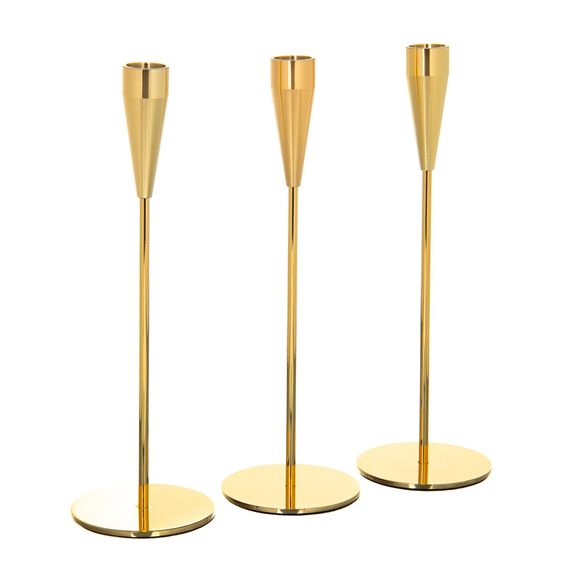 Подсвечники в наборе Golden Rosalia 3 штуки