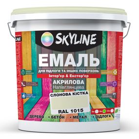 Эмаль для пола SkyLine Слоновая кость RAL 1015 5 л