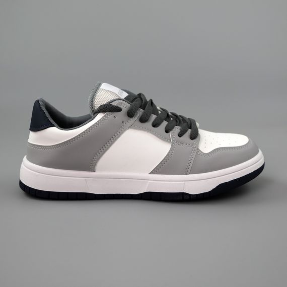 Кеди чоловічі 589593 Білі сірі 40 41 42 43 44 45