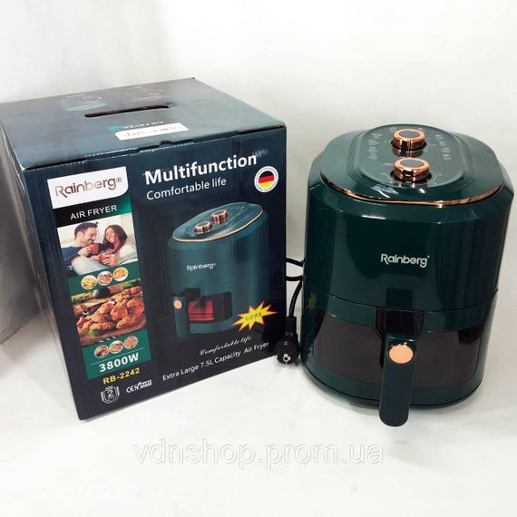 Фритюрниця без олії для смаження фрикадельок, Електрична фритюрниця зі знімною чашею AT-33 | Зображення 7