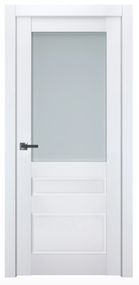 Дверь Terminus soft модель 608 (остекленная) Белый матовый