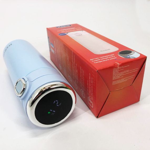 Термос SMART MAGIO MG-1047B вакуумный 400 мл, Умный термос с датчиком температуры, Термос походный | Зображення 1