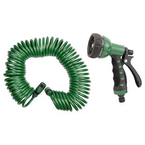 Набір поливальний Grad шланг спіральний 15 м + пістолет-розпилювач 7-ми режимний (5019075)