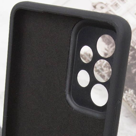 Чохол Silicone Cover Lakshmi Full Camera (AAA) для Samsung Galaxy A32 5G Чорний / Black | Зображення 4
