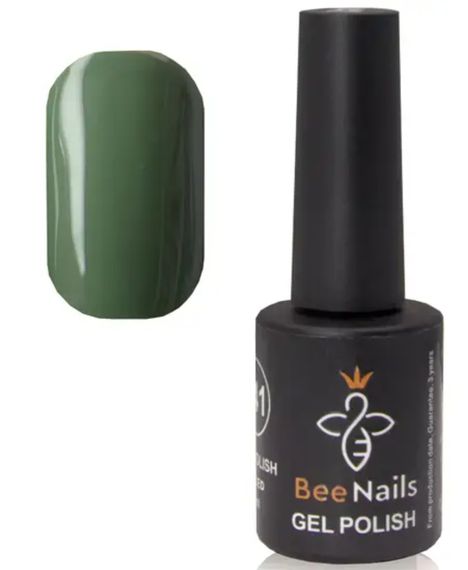 Гель-лак для нігтів Bee Nails 084 (світлий хвойний) 8мл | Зображення 1