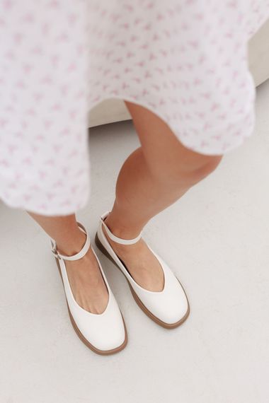 Туфлі жіночі 591551 Білі 36 37 38 39 40 41 | Зображення 8