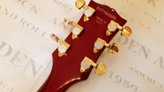 Электрогитара Gibson Les Paul Custom Sun Chery Burst China | Зображення 7