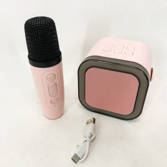 Детское караоке, Караоке микрофон с bluetooth динамиком, Микрофон музыкальный беспроводной WC-54 | Зображення 8