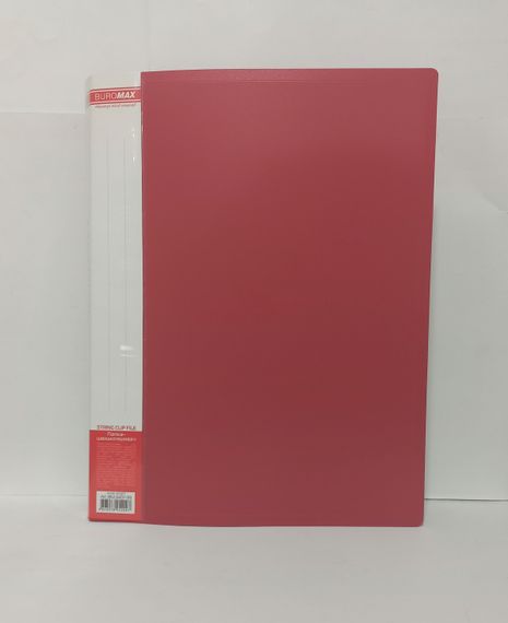 Папка пластиковая с скоросшивателем, A4 BM.3407-99 BUROMAX (4823078952097) Красный