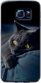 Чохол на Samsung Galaxy S6 Edge G925F Димчастий кіт "825u-83-2448"