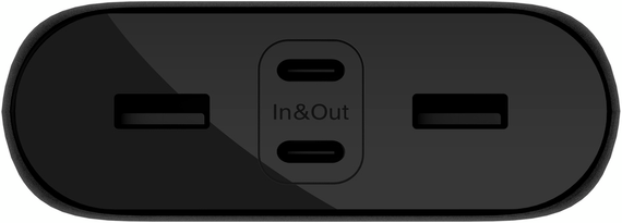 Акумулятор портативний Belkin літій-іонний Power Bank 26000мА·год, 32Вт, USB-A/USB-C PD PPS, чорний (BPB016BTBK) | Зображення 2