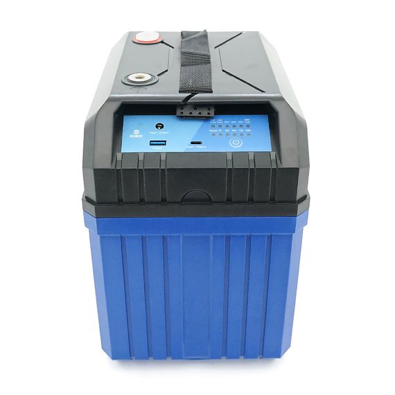 Акумуляторна батарея DC HOUSE LiFePO4 12,8 V 100 Ah, (50/100A), 0 °C до 55 °C, гвинт M8, Type-C DC Ports, 260х168х209 мм. 10.8 кг | Зображення 1