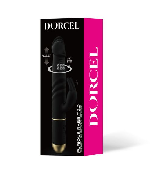 Вібратор Dorcel Furious Rabbit 2.0 зі зворотно-поступальними рухами головки, перезаряджуваний | Зображення 8