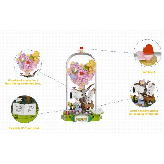 Конструктор Pantasy Snoopy - Art Світ (86902) | Зображення 1