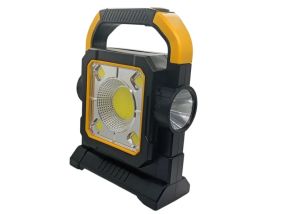 Акумуляторний ліхтар з Power Bank і сонячною панеллю