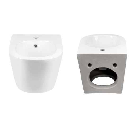 Комплект Qtap Jay 2 в 1: унітаз підвісний Rimless + біде підвісне | Зображення 5