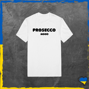 Футболка жіноча Prosecco Mood футболка з бавовни базова Білий, L