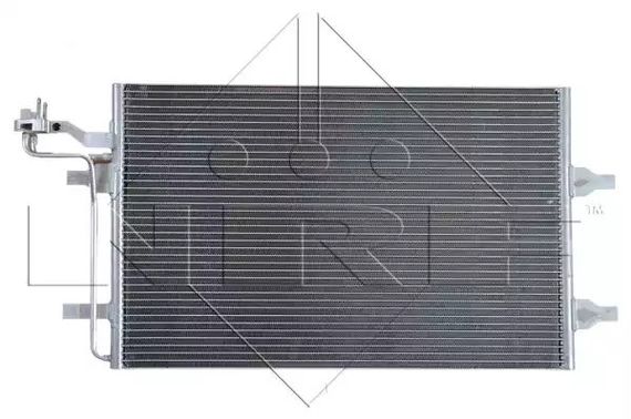 Радіатор кондиціонера Volvo C30, C70, S40, V50 1.6-2.0D 12.03-12.12, NRF (35770) | Зображення 2