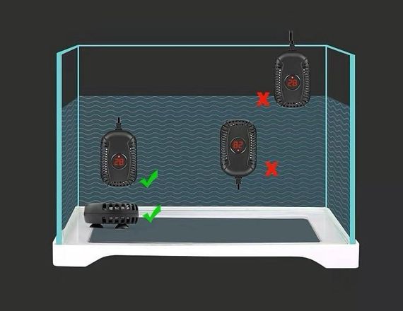Нагрівач для акваріума з регулюванням температури, нагрівач для акваріума, нагрівальний стрижень для р | Зображення 1