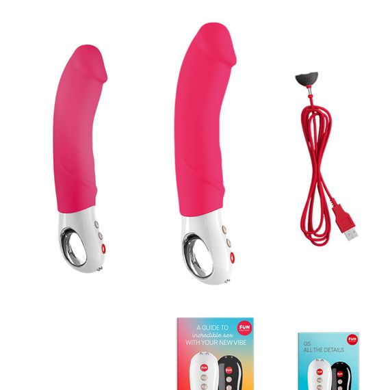 Вибратор для точки G Fun Factory BIG BOSS pink, очень мощный, 23,5 см | Зображення 5