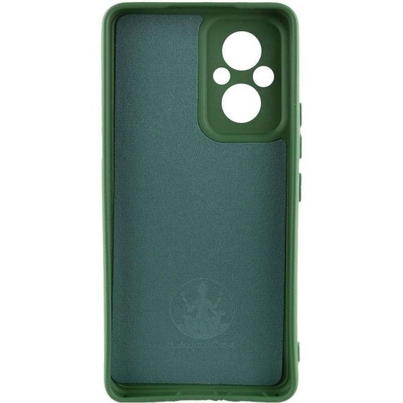 Чехол Silicone Cover Ummi Lakshmi Full Camera (AA) для Xiaomi Poco M5 Зеленый / Dark green | Зображення 1