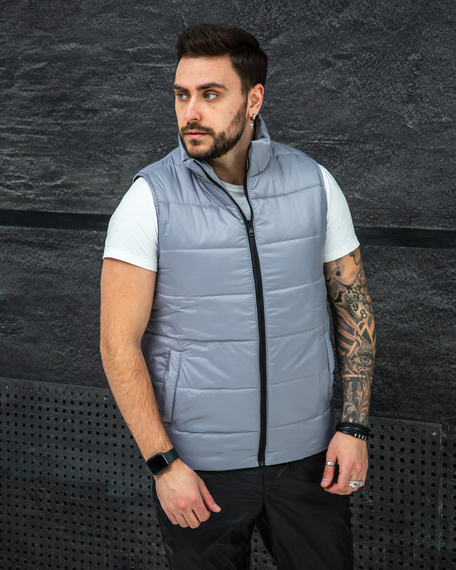 Жилетка серый S | Зображення 4