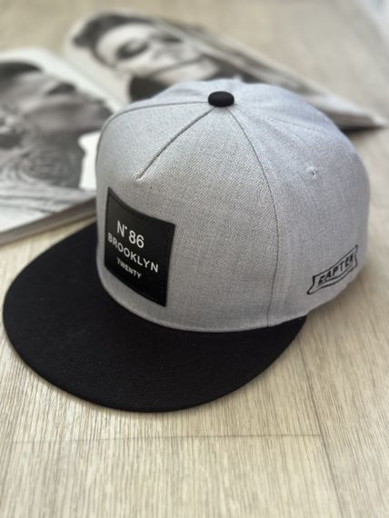 Кепка снепбек (Snapback)  Brooklyn  №86 Білий 56-61р (9045) | Зображення 8
