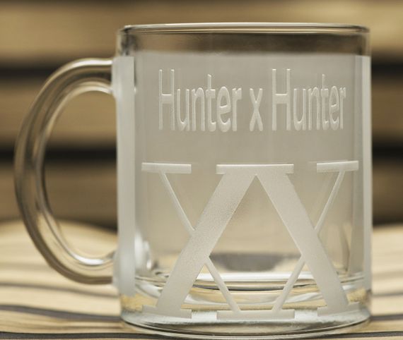 Подарункова чашка для чаю кави 320 млс c гравіюванням аніме Мисливець на Мисливця Hunter × Hunter | Зображення 1