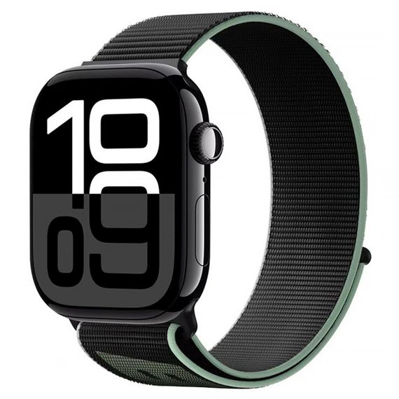 Ремінець BlueO Woven Nylon Sport для Apple Watch 42(ser.1-3)/44/45/46/49mm Black