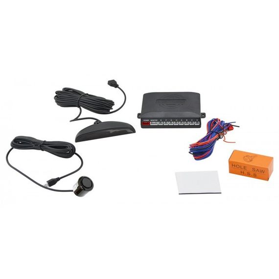 Парктронік (паркувальний радар) Assistant Parking Sensor, 8 чорних датчиків VR-66 | Зображення 7