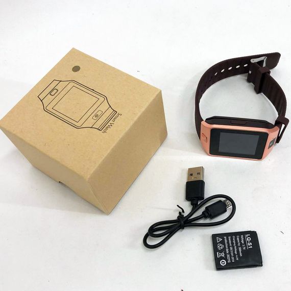 Смарт-годинник Smart Watch DZ09. TR-497 Колір: золотий | Зображення 6