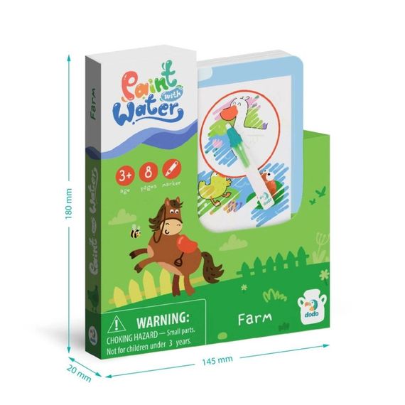 Набор водных раскрасок "Ферма" 300311 с маркером для воды | Зображення 5