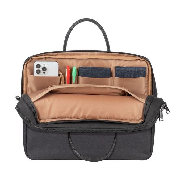 сумка  для ноутбука 15.6 RivaCase 8134 (Black) ECO чорна | Зображення 6