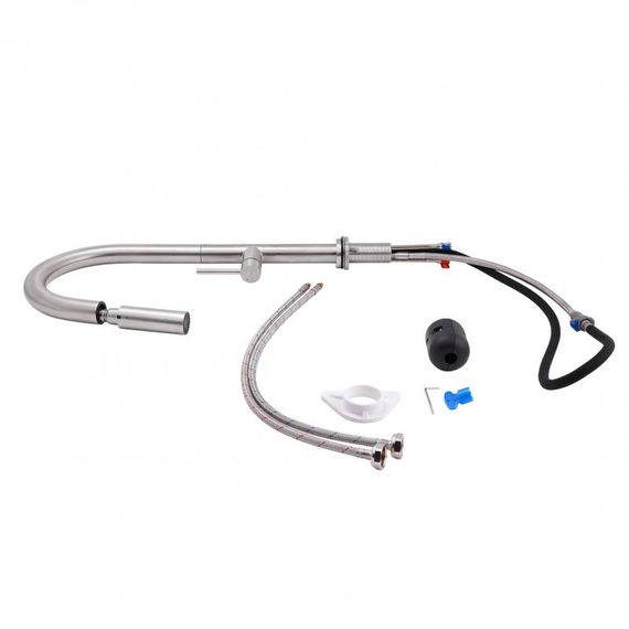 Змішувач для кухні Qtap Lenicka 9138103UN з висувним виливом | Зображення 5