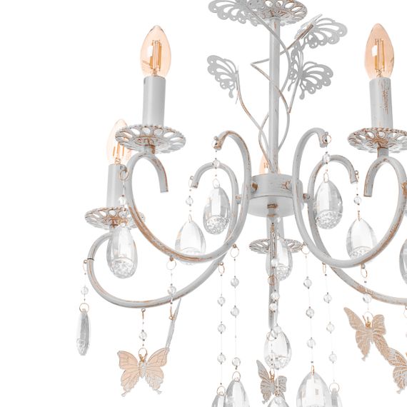 Люстра подвесная свеча для холла E14 40W WH (BCL-691S/5) | Зображення 4