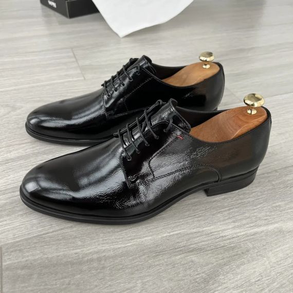 Стильні лаковані туфлі 43розмір | Зображення 4