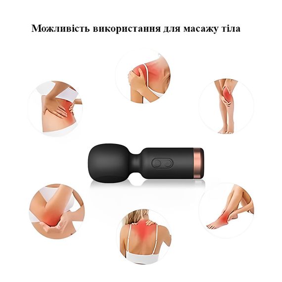 Компактний вібратор-мікрофон чорного кольору (USB) | Зображення 3