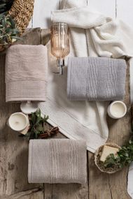 Набор полотенец 50х90 см Pupilla Sedef лицевых 4 шт.